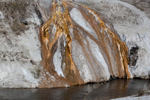 Preview: Abstraction In Yellow From A Hot Spring