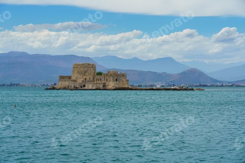 Preview: The Old Venetian Castle Of Bourtzi In The Harbor Of Nafplio