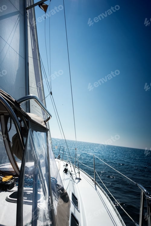 Preview: Sailboat Cruising On Sea, Toronto, Canada