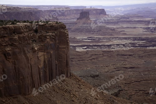 Preview: Dry Desert Landscape For Background Or Texture, From Southern Utah