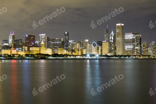 Preview: Financial District (Night View Chicago)