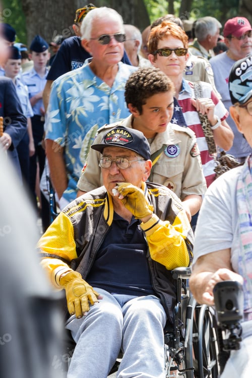Preview: Bay Pines, Florida - May 26 : Veterans And Family Members At The Memorial Day Parade, May 26 2014