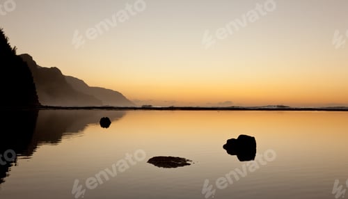 Preview: Na Pali Coast By Ke'E Beach In Kauai At Sunset