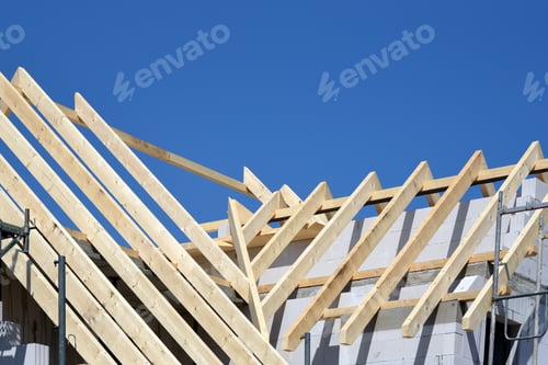 Preview: Wooden Structure For A Roof
