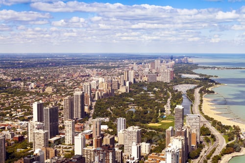 Preview: Chicago Downtown Aerial View