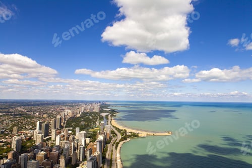 Preview: Chicago Lake Shore Drive Aerial View