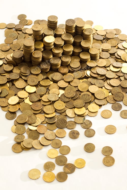 Preview: Piles Of Coins.