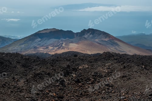 Preview: View Of A Volcano And It'S Crater From The Peak Of Mount Teide - Santa Cruz De Tenerife, Canary