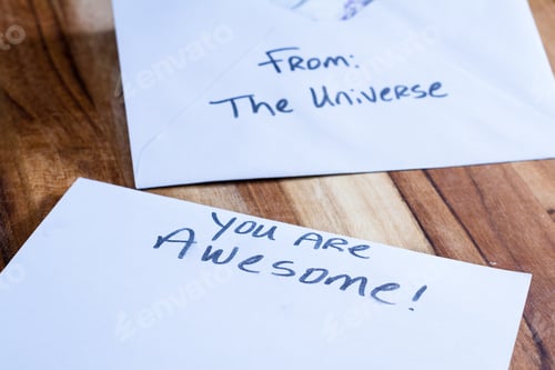 Preview: Concept For A Self Esteem Building Exercise Using An Envelope And A Empowering Message