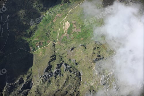 Preview: Aerial View Of High Andes Mountains In Peru