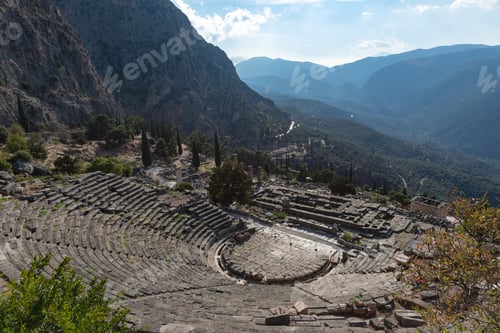 Preview: Amphitheater At The Ancient Delphi Site, Greece