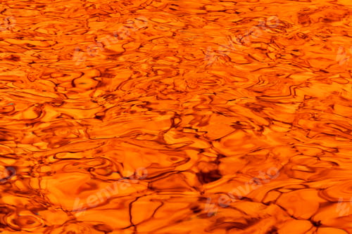 Preview: Liquid Color - Abstract Art And Colorful Background - Flowing Orange Gold