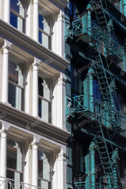 Preview: Cast Iron Building Facades In Soho, New York City, Usa