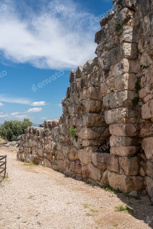 Preview: Massive Boulders Form The Walls Of The Fortress And Palace Of Tiryns In Greece