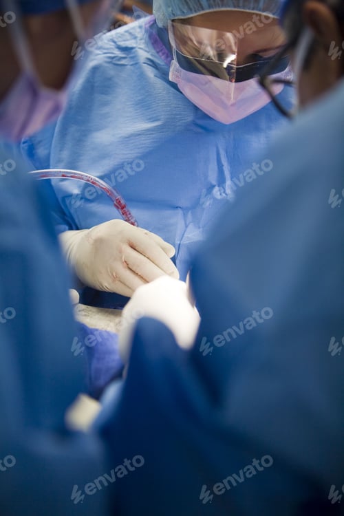 Preview: Medical Professionals Performing Surgery in Hospital Setting