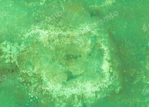 Preview: Seamless Rusty Background - Metal Corroded Texture - Old And Decomposed Concept - Desaturated Green