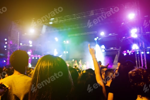 Preview: Crowd of people at a music concert