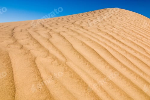 Preview: A Closeup Shot Of A Sand Wave Texture In The Desert Beautiful Wallpaper