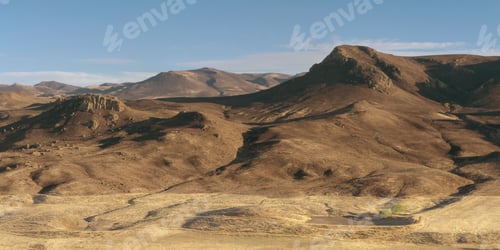 Preview: A Beautiful Shot Of Hills Looking Like Chocolate Under The Clear Sky