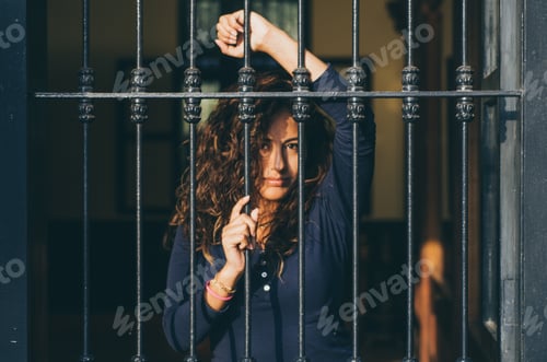 Preview: Young Girl Closed Behind Bars, Network, As In Prison