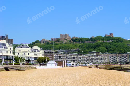 Preview: View Of Dover And Its Castle From The Harbour