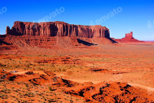 Preview: Iconic Desert Landscape At Monument Valley, Arizona, Usa