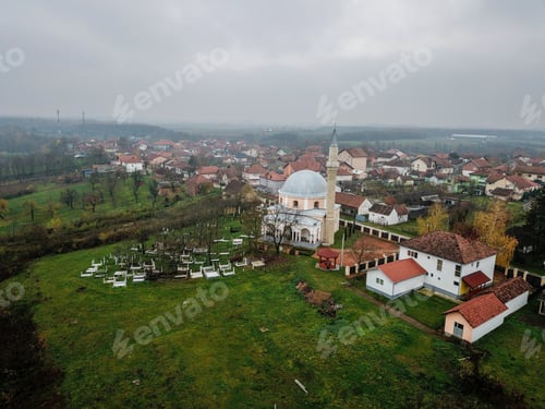 Preview: A Beautiful Aerial Shot Of A Town