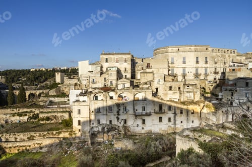 Preview: A Beautiful Scenic View Of Ancient Town Gravina In Puglia, Italy