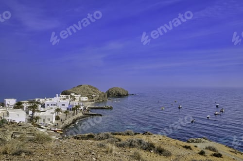 Preview: The Fishing Village Of La Isleta Del Moro, Nature Reserve Cabo De Gata-Nijar In Andalusia, Spain