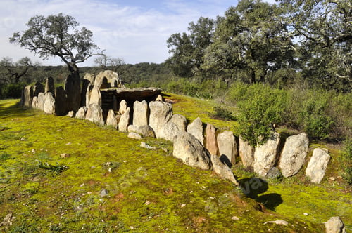 Preview: A Beautiful View Of Primitive Dolmen Monument During The Daytime