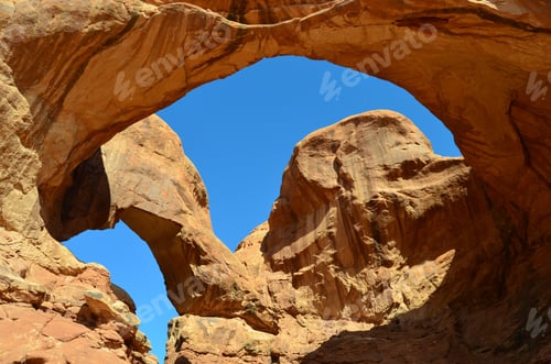 Preview: A Beautiful Shot Of Double Arch In Arches National Park, Utah