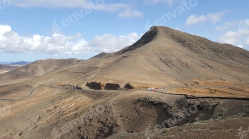 Preview: A View Of The Desert Hills From Mirador Astronomico Sicasumbre, Fuerteventura, Spain