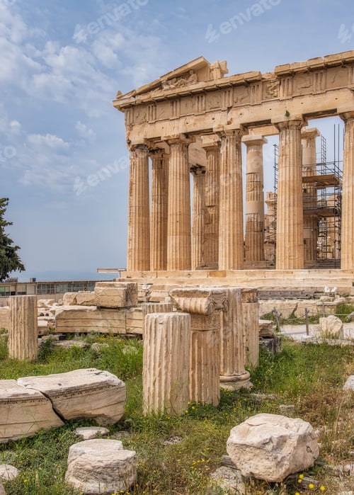 Preview: Ancient Greek Ruins At The Acropolis In Athens Greece