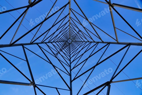 Preview: A Low Angle Shot Of Transmission Tower