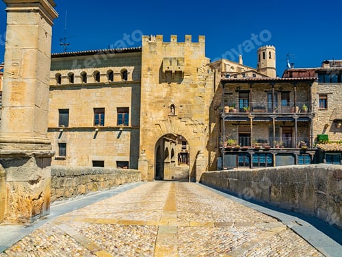 Preview: The Valderrobres Castle Under Blue Sky