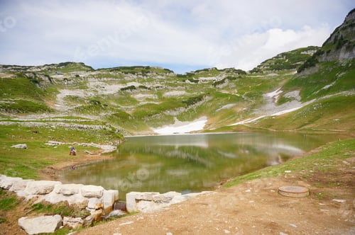 Preview: A Small Lake In The Middle Of Beautiful Austrian Hills