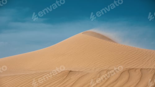 Preview: A Sandy Hill Under The Sky In A Desert