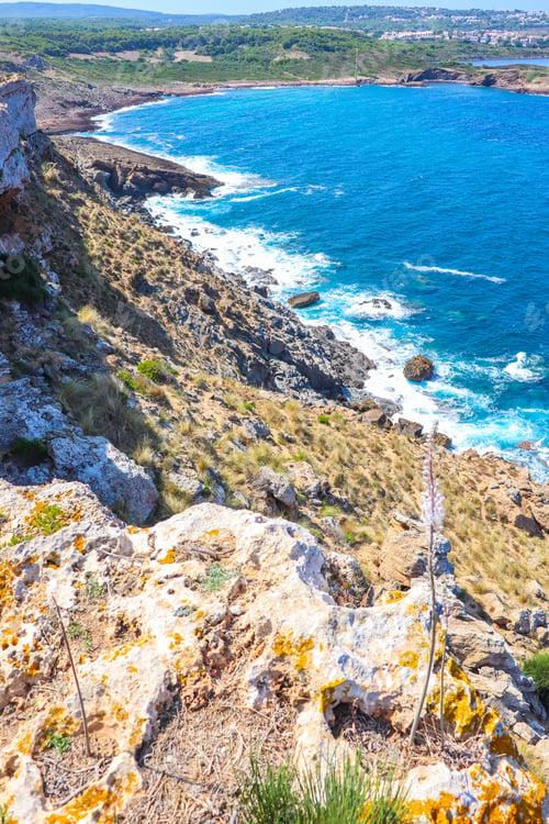 Preview: A Breathtaking View Of The Seascape On The Island Of Menorca, Balearic Islands, Spain