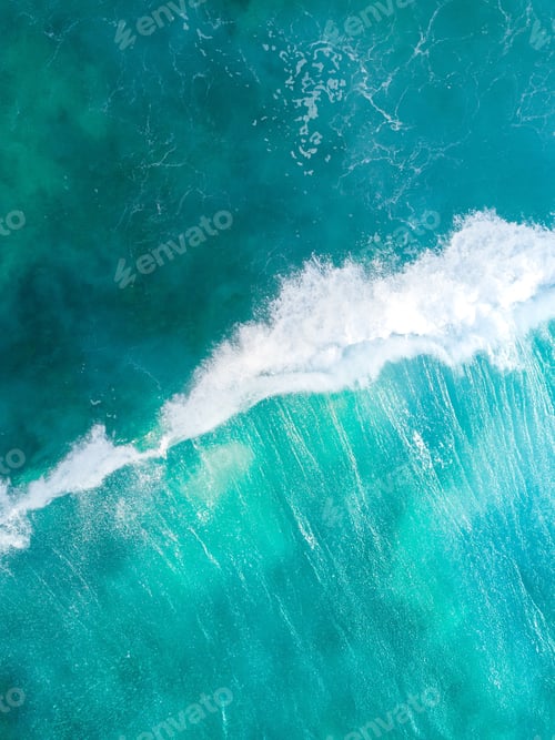 Preview: An Overhead Vertical Shot Blue Sea