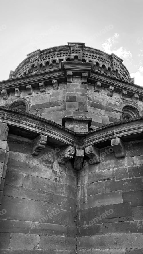 Preview: A Vertical Shot Of The Monasterio Santa Maria De Moreruela In Granja De Moreruela Zamora Spain