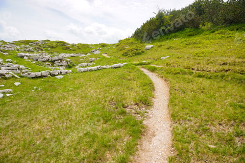 Preview: A Footpath In The Middle Of Beautiful Austrian Hills