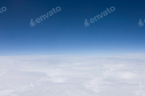 Preview: Clouds And Sky As Seen Through The Window Of An Aircraft