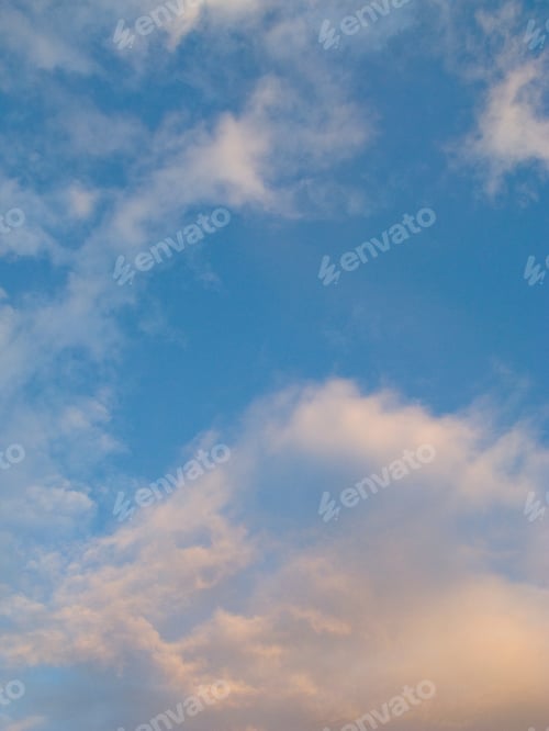 Preview: Beautiful Sunset Sky Above Clouds With Melodramatic Light.