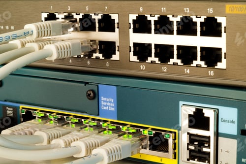 Preview: Network Switch And Patch Cables