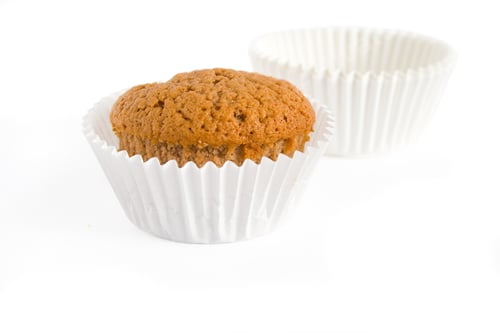 Preview: Muffin With Empty Muffin Cups With Clipping Path