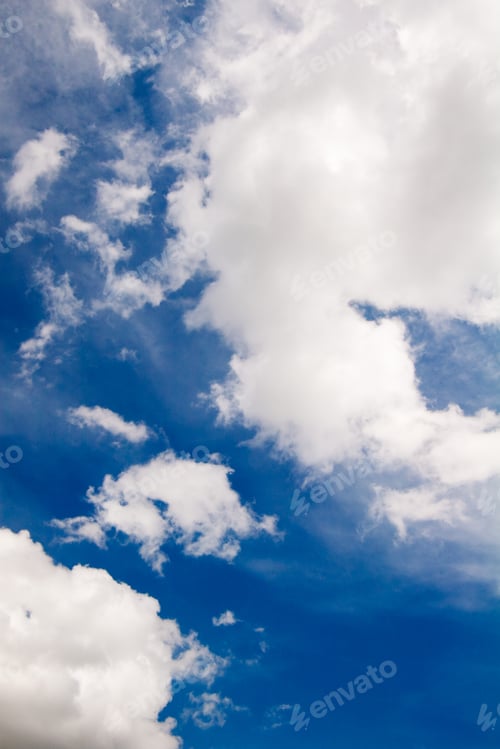 Preview: Blue Sky And Beautiful White Clouds