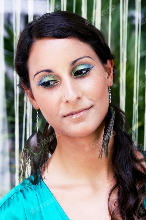 Preview: Close-Up Portrait Of A Beautiful Young Woman.