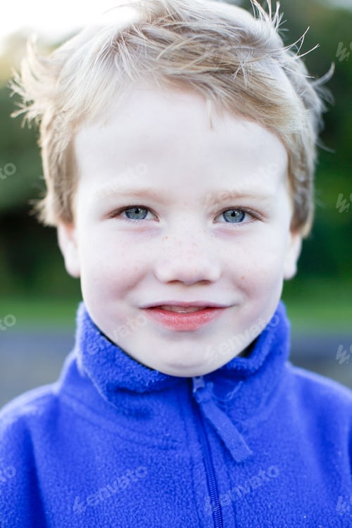 Preview: Portrait Of A Happy Young Boy.