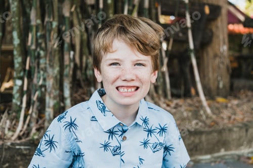 Preview: Portrait Of A Happy Young Boy.