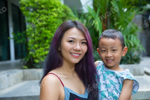 Preview: Mother And Son Portrait.